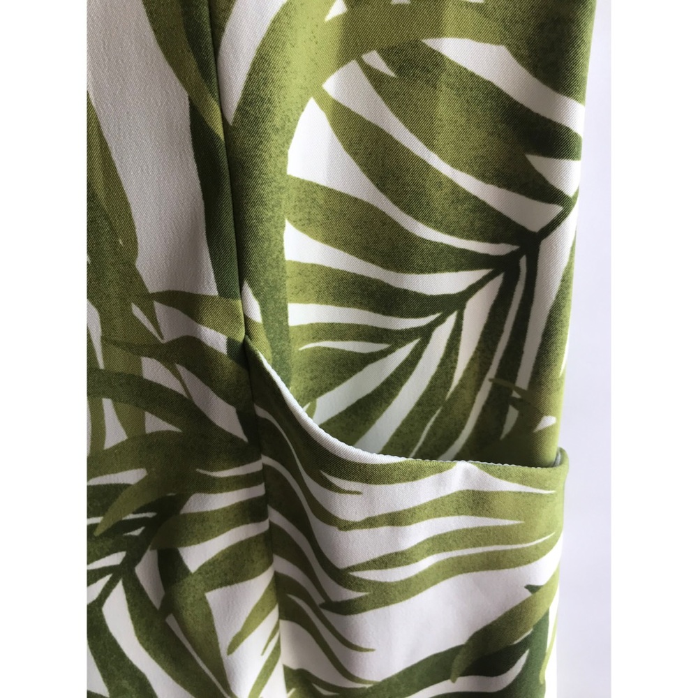 Kim Rogers palm leaf print dress size 10 - Picture 3 of 5